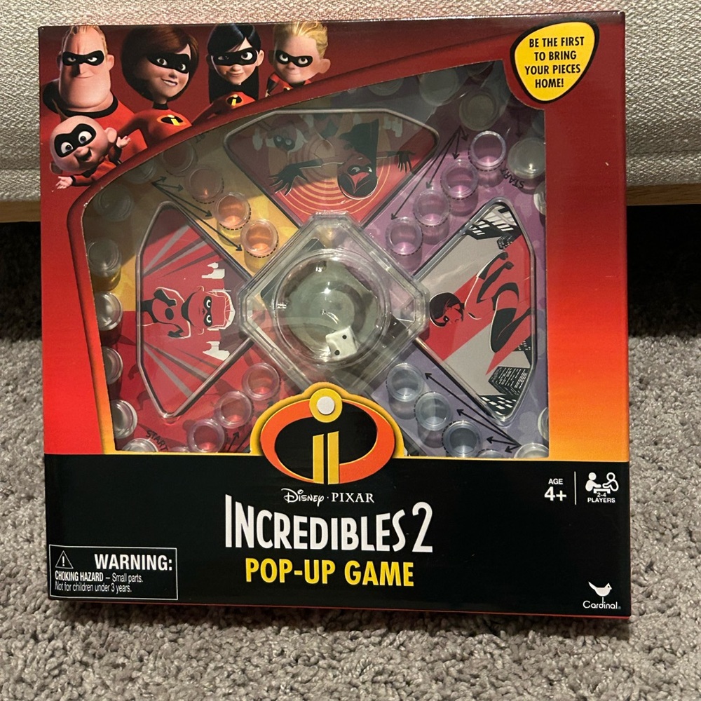 Disney Pixar Incredibles 2 pop-up game